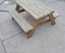 kids picnic benches