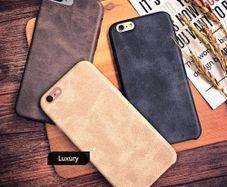 Apple iPhone 6 6S Luxury Ultra Thin PU Leather Back Skin Case Cover