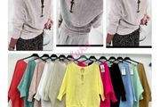 Sweater with buttons