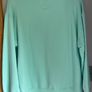 Zara girls aqua Imperfect Garden sweatshirt Sz9-10 BNWT Image 5