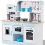 Wooden Kids Play Kitchen with Lights and Sounds White Image 2