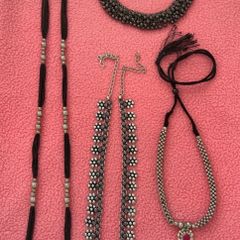 Boho Oxidized Jewellery Set (4 Pieces)