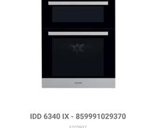 Brand New Indesit Double Oven IDD 6340 IX Removed from New Build Showhouse