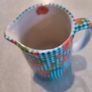 Vintage Avoca Ireland Small China Green Check Milk Jug Image 2