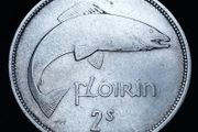 #779 - Ireland - 1934 - Florin - Silver - Scratches - KM.7