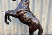 vintage decorative leather Horse c1960