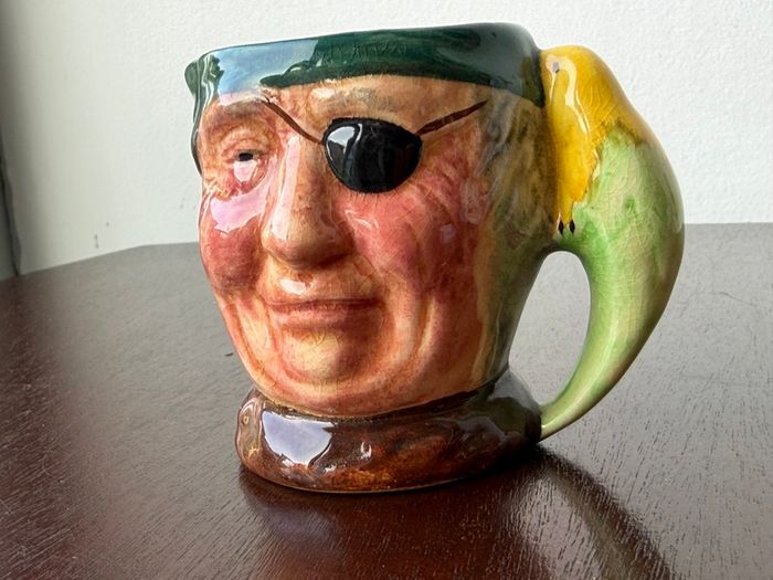 Vintage Sandland Character Ware Pirate Toby Jug