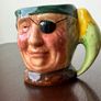 Vintage Sandland Character Ware Pirate Toby Jug Image 4