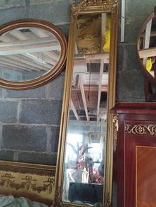 Vintage ornate mirrors x2