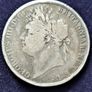 George llll Silver 1821 crown coin Image 2