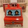 Yonezawa Japan Tin Battery Operated Snorkle Fire Engine Mint in Box Image 4