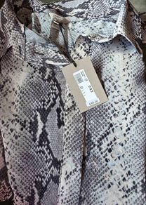River Island Snake print chiffon shirt new with tags