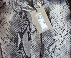 River Island Snake print chiffon shirt new with tags