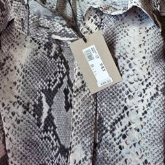 River Island Snake print chiffon shirt new with tags