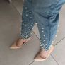 Grlfrnd Denim Jeans Pearls Image 4