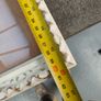 3x Large Vintage Style Picture Frames (White & Gold Distress Image 5