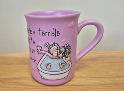 Funny Angels at Heart Stoneware Mug