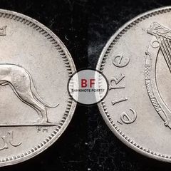 [#135] - Ireland 1962 | Irish 6p | Six Pence | Wolfhound | KM.13a | AU