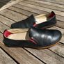38EU Vivibarefoot MATA black slip-on wild hide leather Image 2