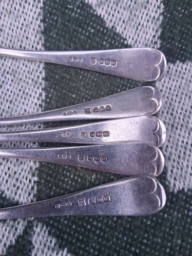 6 X Cooper Brothers Teaspoons (143 grams)