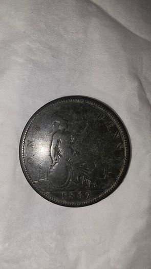 1867 one penny
