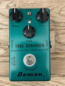 Demon Tube Screamer TS808 TS9 Overdrive Guitar Pedal True Bypass