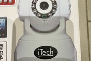 Wireless wifi security iP camera smartphone controlled memory card slot, 2 way audio, night vision