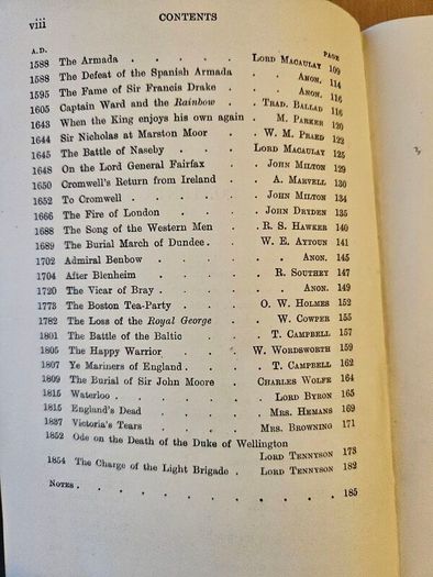 Historical Ballads. Ballads And Poems. Edited By Frank Sidewick. 1907 3rd Edition Hardback In Good Condition.  See Photos For Same.