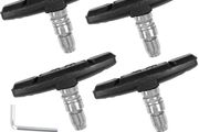 V-Brake Pad,V Bike Brake Pads,Bike Brake Pads Set for Bicycle with Hex Nuts and Spacers,Brake Blocks for Mountain Bike Set 70mm 1 PAIR (2 Pieces) 2 PAIRS (4 Pieces)