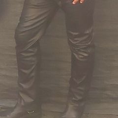 Mens Leather JEANS