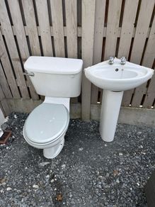 Toilet and Sink