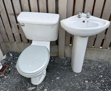 Toilet and Sink