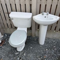 Toilet and Sink