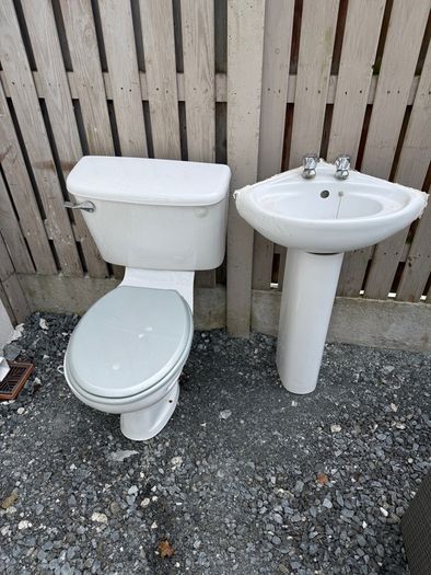 Toilet and Sink