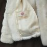 White Faux Fur Jacket Made in England by Astraka Image 2