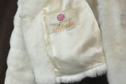 White Faux Fur Jacket Made in England by Astraka