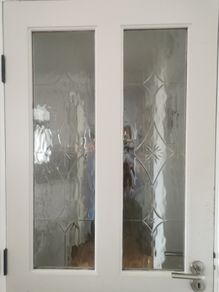 Solid Wood Glass door