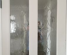 Solid Wood Glass door
