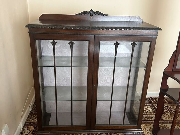 edwardian display cabinet