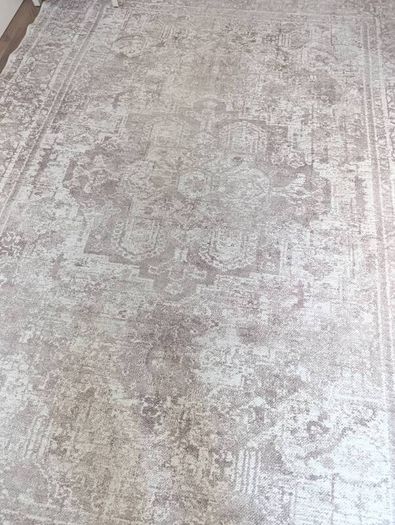 Kukoon washable vintage beige rug Isla