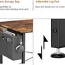 SPRING SALE | L Shaped Desk 100CM Computer Desk Study Office Desk Gaming Desk Writing Table With Bookshelf Reversible Corner Desk For Home Office Studio Workstation Image 2