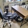 Computer desk and chair Image 2