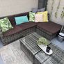 Rattan L corner sofa Image 2