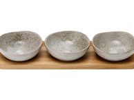main image for ad Ladelle Shallow Serving Dishes Set With Tray Snack Bowls