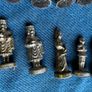 18 Vintage metal chess pieces Image 4