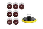 70x Sanding Discs 125mm (5 inch) #40/60/80/100/120/150/220