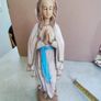 Vtg Malsiner Italy Virgin Mary Madonna Religious Catholic Praying Figurine 9.5 inches. Image 2