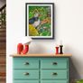 ,,Puffin at Saltee Island'' | oil Painting | Framed Image 4