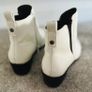 white ankle boots Image 3
