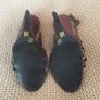 Fab Brown with Gold/Bronze Wedge Heel Sandals size 3 Image 3
